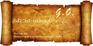 Göbl Ottokár névjegykártya
